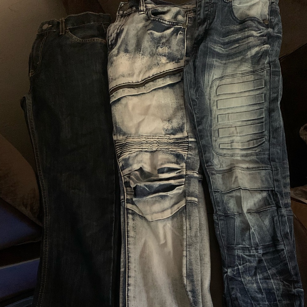 6pair of boy youth jeans sizes 14-18 - Picture 1 of 2